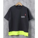 12-3チャコール×ライム/A | キッズ Tシャツ 子供服 | NEXT WALL
