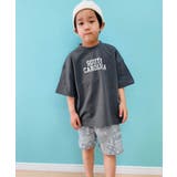 12-8チャコール×グレー/C | キッズ セットアップ 上下セット | NEXT WALL