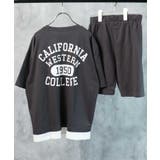 16-12チャコール/C | キッズ セットアップ 上下セット | NEXT WALL