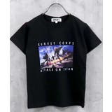 9-9ブラック/C | 進撃の巨人 キッズ Tシャツ | NEXT WALL
