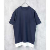 20-8ネイビー/レギュラー | メンズ Tシャツ 半袖 | NEXT WALL