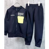 8-2ネイビー/A | キッズ セットアップ 上下セット | NEXT WALL