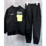 8-4ブラック/A | キッズ セットアップ 上下セット | NEXT WALL