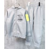 8-5杢グレー/B | キッズ セットアップ 上下セット | NEXT WALL