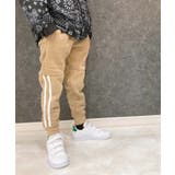 10-7ベージュ/B | 裏起毛ラインパンツ キッズ 男の子 | NEXT WALL