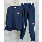 8-6ネイビー/B | キッズ セットアップ 上下セット | NEXT WALL