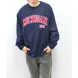9-9ネイビー/C | メンズ ロンT Tシャツ | NEXT WALL