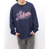 9-5ネイビー/B | メンズ ロンT Tシャツ | NEXT WALL