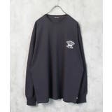 20-14チャコール/B | メンズ ロンT Tシャツ | NEXT WALL