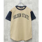 16-10ベージュ×チャコール/C | キッズ Tシャツ 子供服 | NEXT WALL