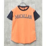 16-15オレンジ×チャコール/D | キッズ Tシャツ 子供服 | NEXT WALL