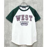 16-6D/グリーン/B | キッズ Tシャツ 子供服 | NEXT WALL