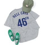 16-14杢グレー/D | ラウンドヘムTシャツ BIGｔシャツ キッズ | NEXT WALL