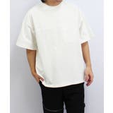 18-1オフホワイト/切替×ポケット | メンズ Tシャツ 半袖 | NEXT WALL