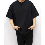 18-18ブラック/ヘンリーネック | メンズ Tシャツ 半袖 | NEXT WALL