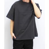 18-5チャコール/切替×ポケット | メンズ Tシャツ 半袖 | NEXT WALL