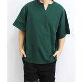 18-9D/グリーン/キーネック | メンズ Tシャツ 半袖 | NEXT WALL