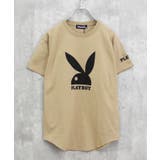 16-14ベージュ/D | PLAYBOY Tシャツ キッズ | NEXT WALL