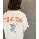 16-5オフホワイト/B | トムとジェリー キッズ Tシャツ | NEXT WALL
