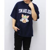 16-11ネイビー/C | トム&ジェリー メンズ 半袖Tシャツ | NEXT WALL