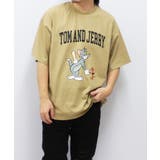 16-14ベージュ/D | トム&ジェリー メンズ 半袖Tシャツ | NEXT WALL