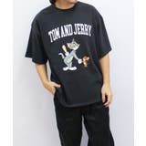 16-16チャコール/D | トム&ジェリー メンズ 半袖Tシャツ | NEXT WALL