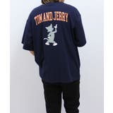 16-7ネイビー/B | トム&ジェリー メンズ 半袖Tシャツ | NEXT WALL