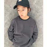 6-5チャコール | 袖ラインBIGフリーストレーナー キッズ 子供服 | NEXT WALL