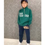 18-11ネイビー/D | アメカジプリント裏起毛スウェットパンツ キッズ 子供服 | NEXT WALL