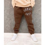 18-14ブラウン/E | アメカジプリント裏起毛スウェットパンツ キッズ 子供服 | NEXT WALL