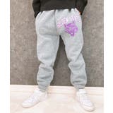 18-16杢グレー/F | アメカジプリント裏起毛スウェットパンツ キッズ 子供服 | NEXT WALL