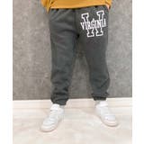 18-3杢チャコール/A | アメカジプリント裏起毛スウェットパンツ キッズ 子供服 | NEXT WALL