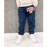 18-5ネイビー/B | アメカジプリント裏起毛スウェットパンツ キッズ 子供服 | NEXT WALL