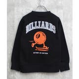 16-12ブラック/C | 裏起毛プリントトレーナー キッズ 子供服 | NEXT WALL