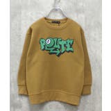 16-10キャメル/C | 裏起毛プリントBIGトレーナー キッズ トップス | NEXT WALL