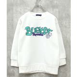 16-13オフホワイト/D | 裏起毛プリントBIGトレーナー キッズ トップス | NEXT WALL