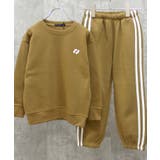8-6キャメル/B | 裏起毛セットアップ キッズ 男の子 | NEXT WALL