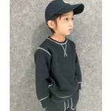 7-4ブラック | 裏起毛トレーナー キッズ 子供服 | NEXT WALL