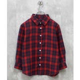 6-1赤シャドー | ちょいBIGネルシャツ キッズ 子供服 | NEXT WALL