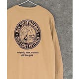 16-14ベージュ/D | NEVSURFバックプリントBIGロンT キッズ 子供服 | NEXT WALL