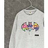 8-1杢グレー/A | BATMANペイントプリントロンT キッズ 子供服 | NEXT WALL