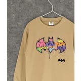 8-2ベージュ/A | BATMANペイントプリントロンT キッズ 子供服 | NEXT WALL