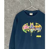 8-3ネイビー/A | BATMANペイントプリントロンT キッズ 子供服 | NEXT WALL