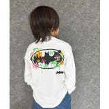 8-5オフホワイト/B | BATMANペイントプリントロンT キッズ 子供服 | NEXT WALL