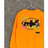 8-6オレンジ/B | BATMANペイントプリントロンT キッズ 子供服 | NEXT WALL