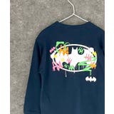 8-7ネイビー/B | BATMANペイントプリントロンT キッズ 子供服 | NEXT WALL
