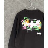 8-8ブラック/B | BATMANペイントプリントロンT キッズ 子供服 | NEXT WALL