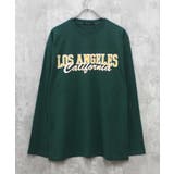 20-19D/グリーン | プリントロンT メンズ Tシャツ | NEXT WALL