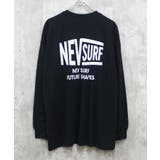 8-4ブラック/A | NEVSURFプリントロンT メンズ 長袖Tシャツ | NEXT WALL