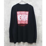 8-8ブラック/B | NEVSURFプリントロンT メンズ 長袖Tシャツ | NEXT WALL